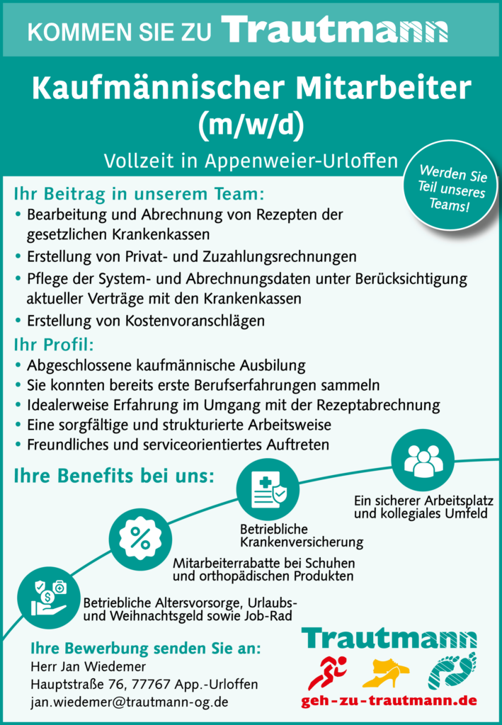 Kaufmännischer Mitarbeiter Trautmann GmbH